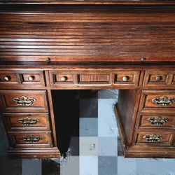 Vintage Roll Top Desk 