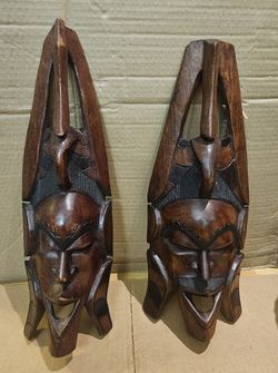 African Masks Statues Sculpture Art Decorations