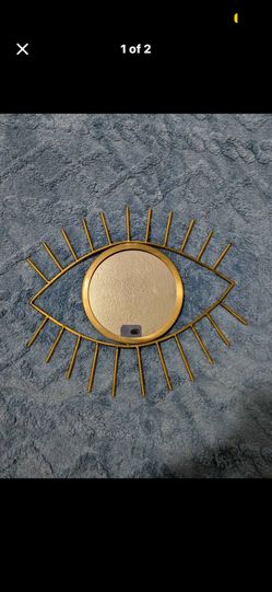 Gold Eye Hanging Mirror