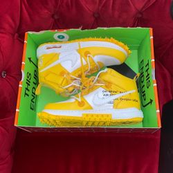 Nike x Off-white Air Force 1 Mid Varsity Maize