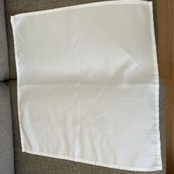 White 20 Inch Polyester Table Napkins