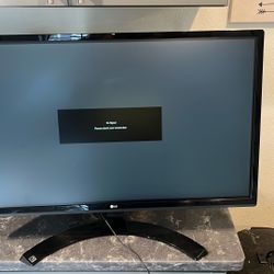 Lg 27” IPS LED FHD Monitor Black 