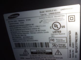 Samsung 65" UN65H6300 LED Smart TV