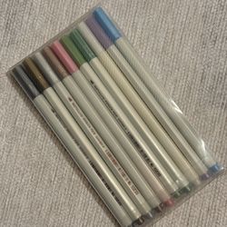 NEW 10 Colors Metallic Marker Pen Paint Pen Glitter