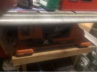Ridgid portable table saw