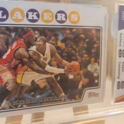 2008-09 Topps Card #24 KOBE BRYANT HGA GRADE 9.0