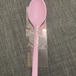 Silicone Spoon Pink 
