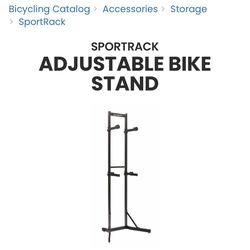 SPORTRACK ADJUSTABLE BIKE STAND Storage