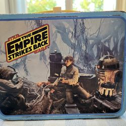 Vintage Metal Lunch Box Star Wars Empire Strikes Back Lunch Box With Thermos All Stars