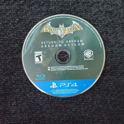 Batman Return To Arkham Arkham Asylum PS4 