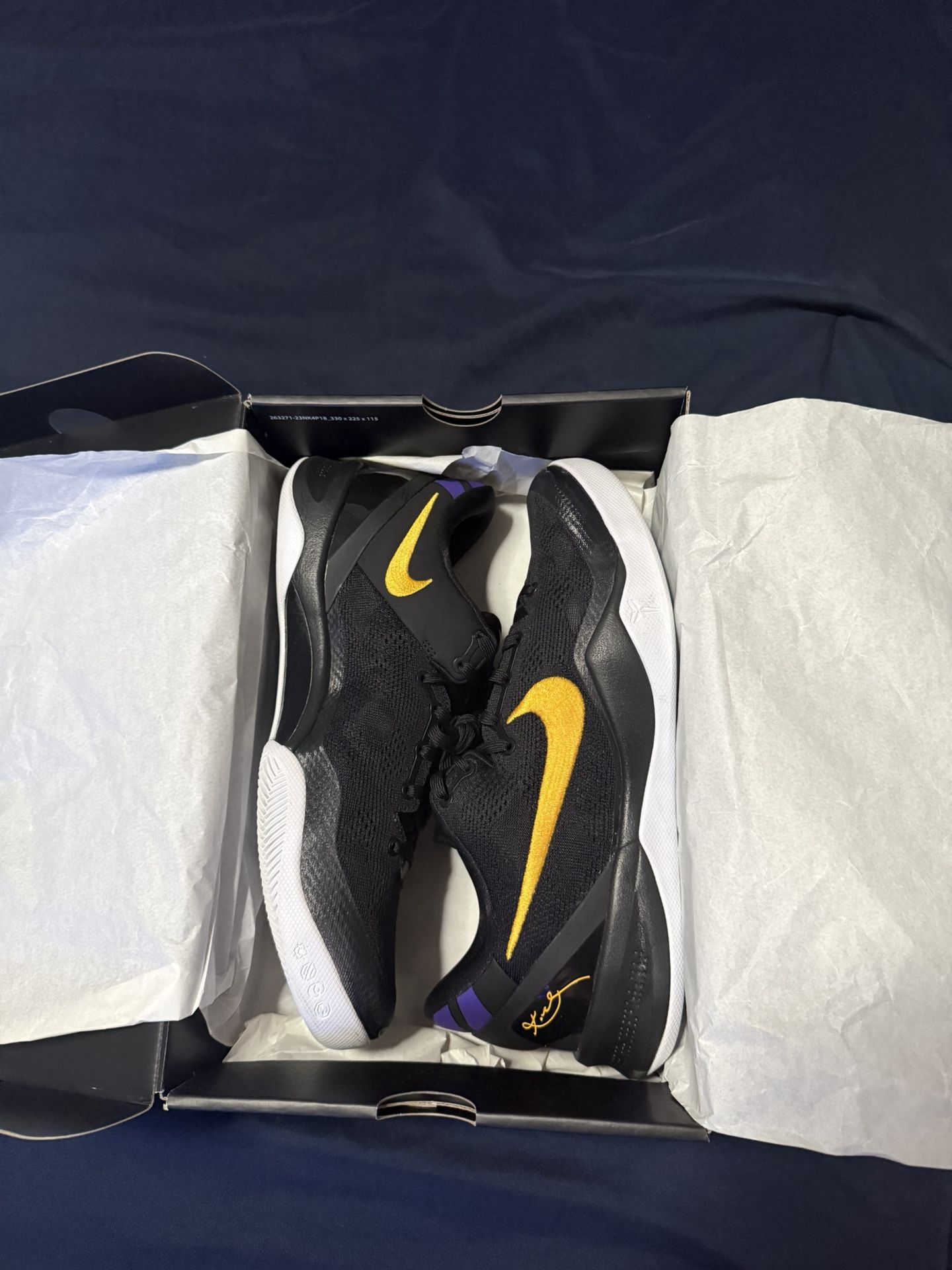 Nike Kobe 8 Lakers Away Size 12
