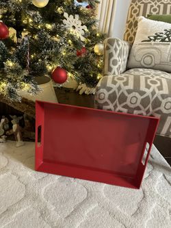 Red Serving Tray Brand New!