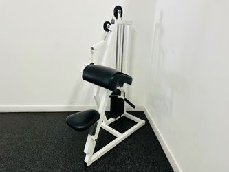 Titan Arm Curl Machine Commercial Bicep Preacher Curl Weight Stack Trainer