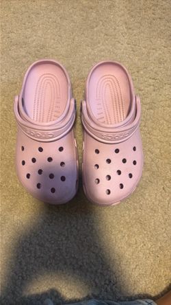 Pink Crocs