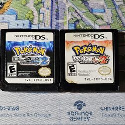 Pokemon White 2 & Black 2 Nintendo DS (AUTHENTIC GAMES) Tested & Working 