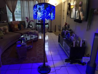 Tiffany style tall lamp