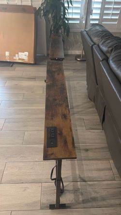 2 pack 5.9” console table with power outlets
