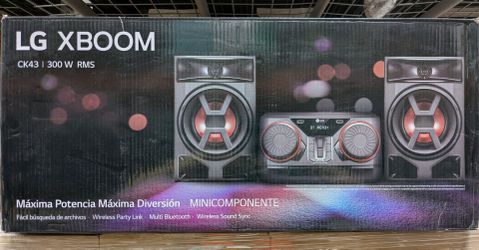 LG CK43 XBOOM 300W Mini Shelf Stereo System