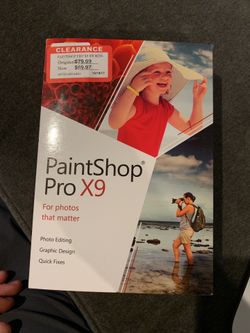 PaintShop Pro X9 Brand New Unopened