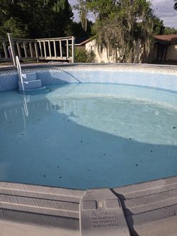 Above ground pool