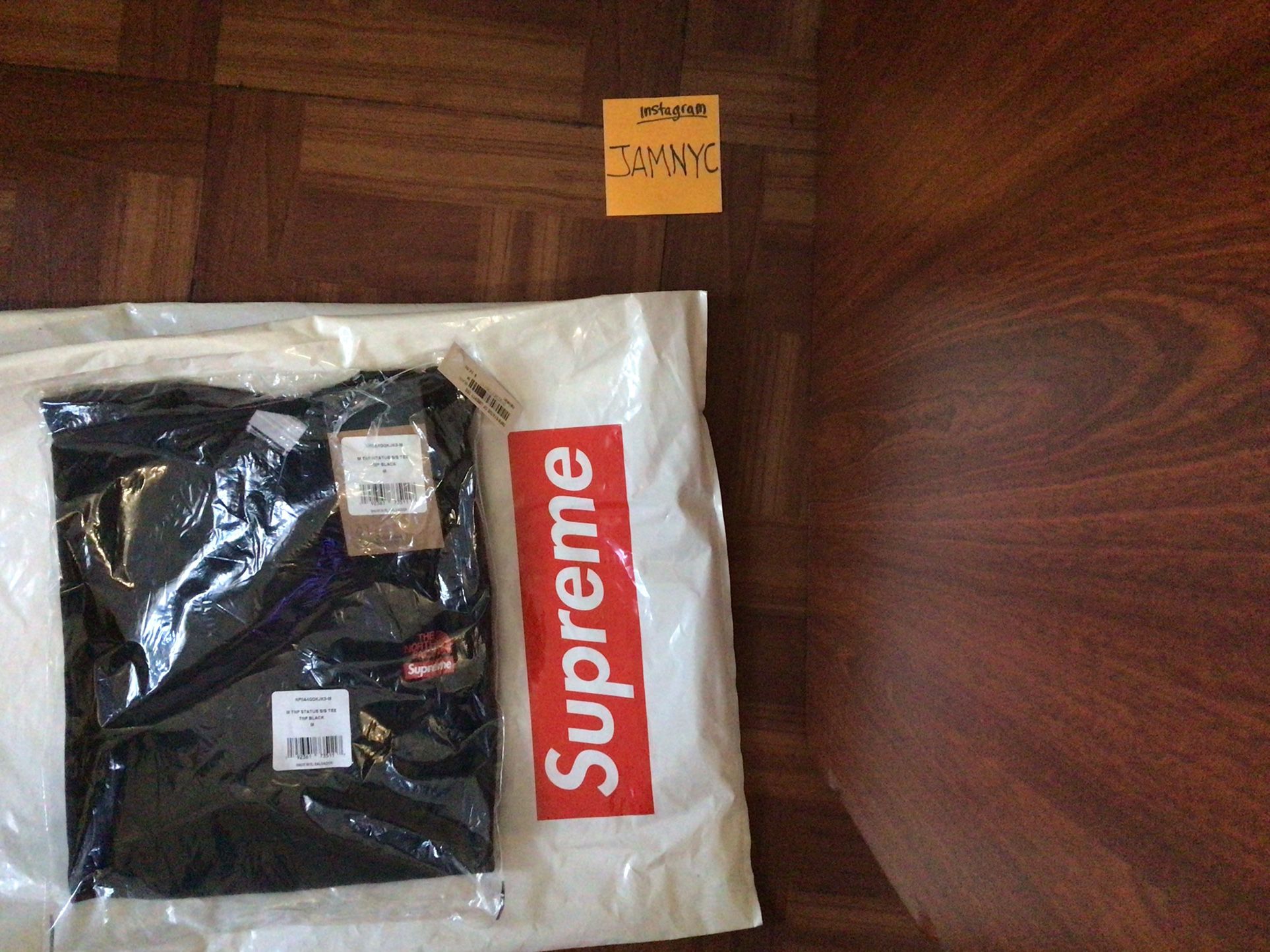 Supreme The North Face Statue of Liberty Tee Black 
