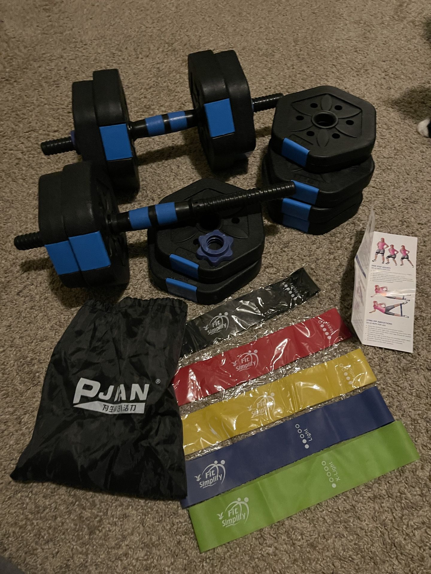Exercise Equipment - Weights And Bands