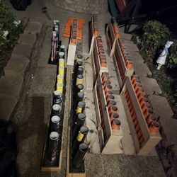 Tons Of Firework Holders Stands 
