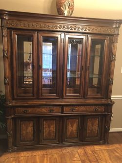 Beautiful Dining Room Set With China Cabinet