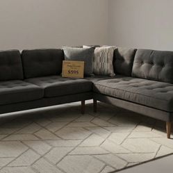 West elm sectional 
