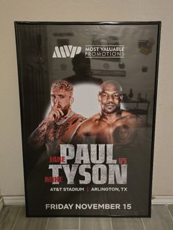 Tyson vs Paul Poster
