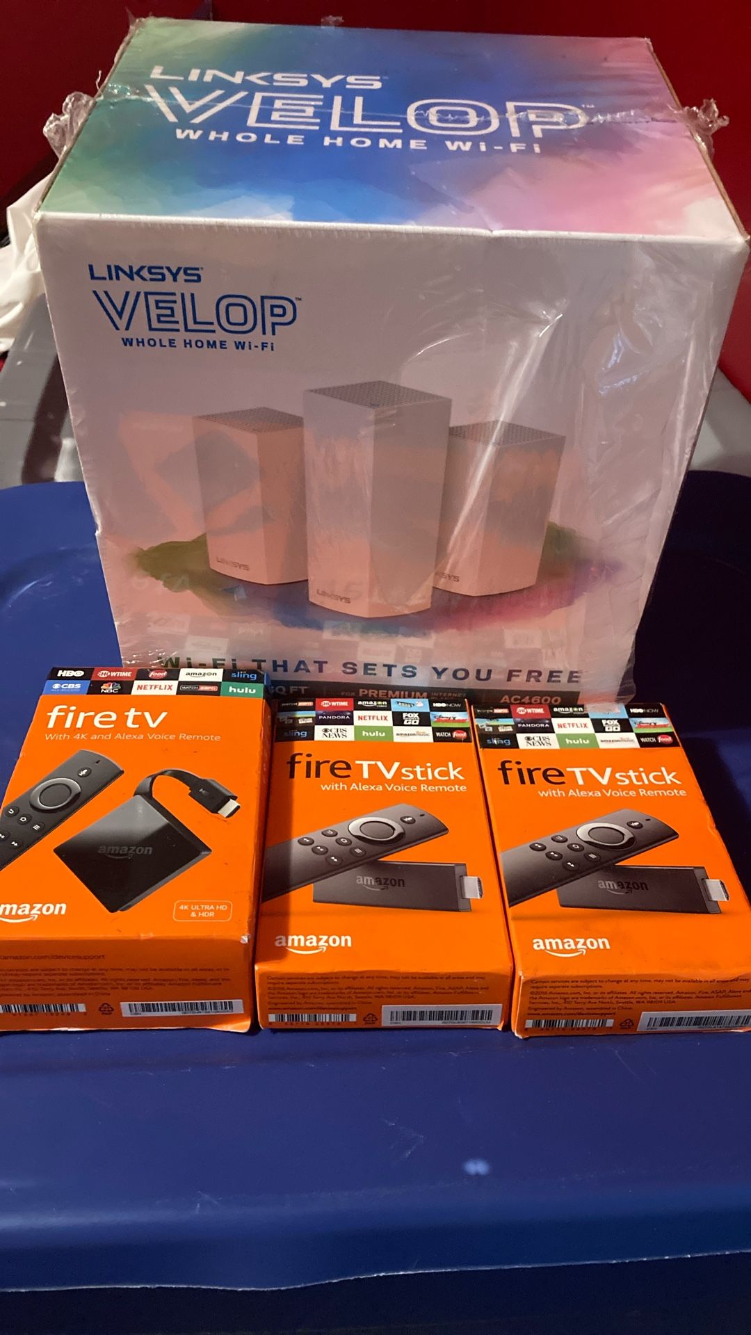 Linksys Router & Fire TV Streamers