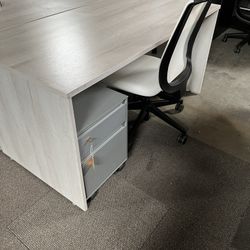 White Weathered Desk 