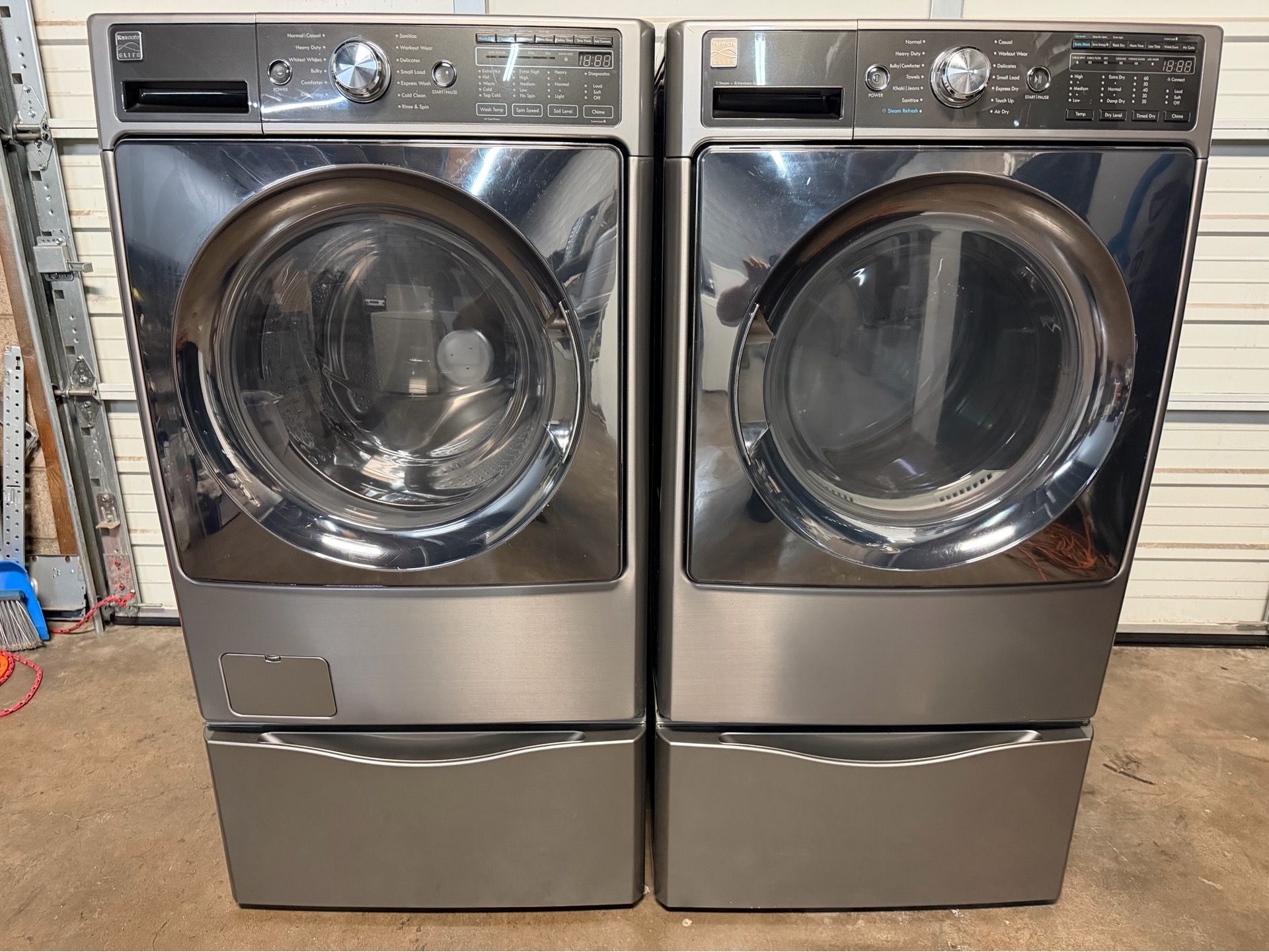 VERY NICE KENMORE ELITE TOP OF THE LINE WASHER AND ELECTRIC DEYER SET EXCELLENT WORKING CONDITIONS