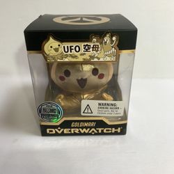 Overwatch Pachimari Goldimari UFO Mini Plush Hanger Blizzard Exclusive -New