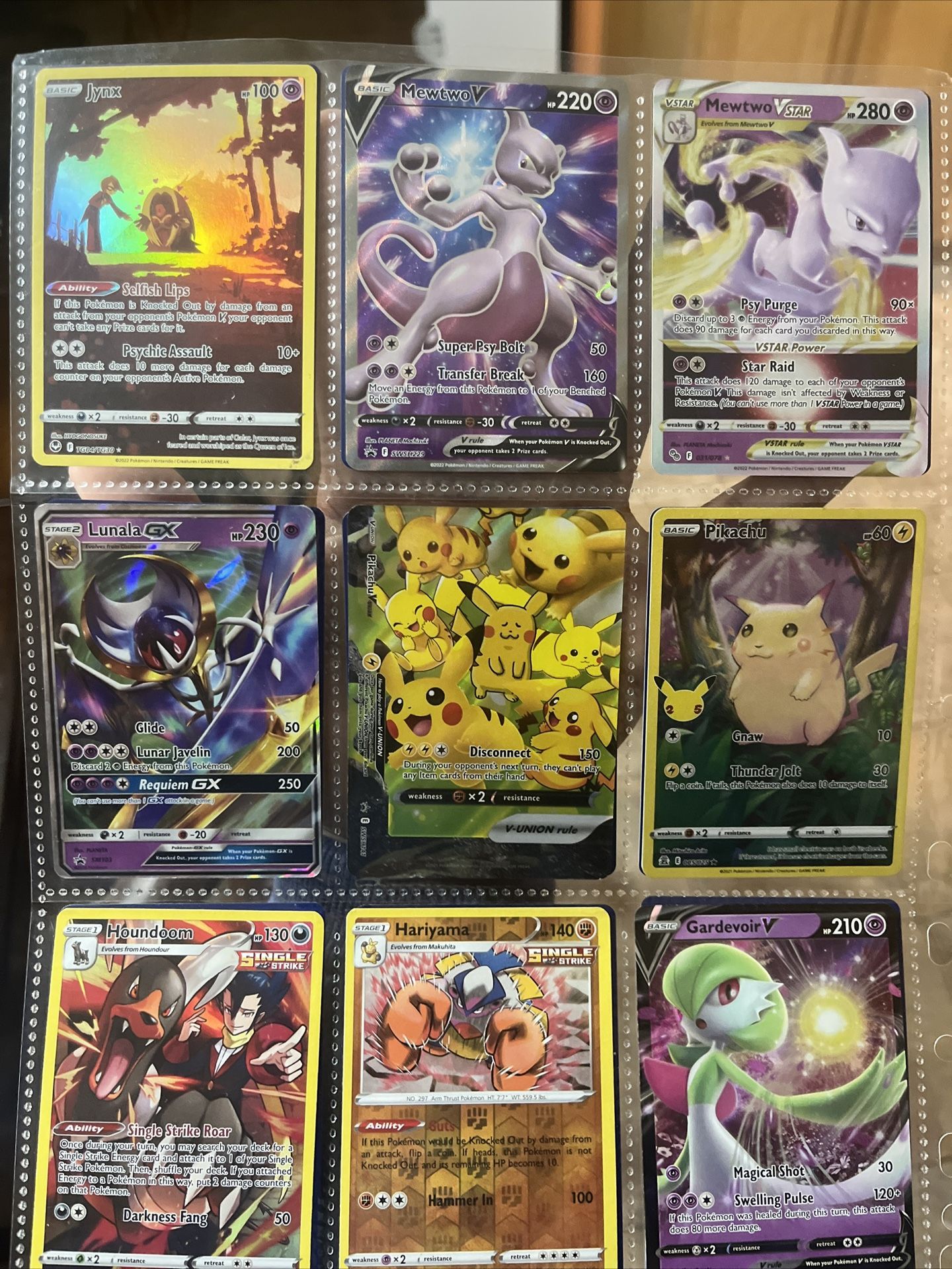 6 Pokemon Cards