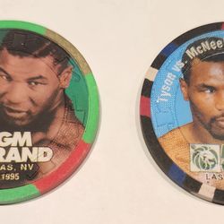 Tyson/McNeely Fight Casino Chip (Set Of 2)