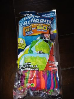 Water balloons