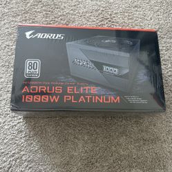 [Factory Sealed] PSU 1000W Aorus Elite Platinum Black Power Supply