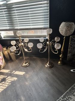 Crystal Candleholders
