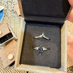 Ring Set Size 9 Silver 925