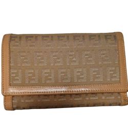 Fendi Zucca Monogram Fendi  Wallet
