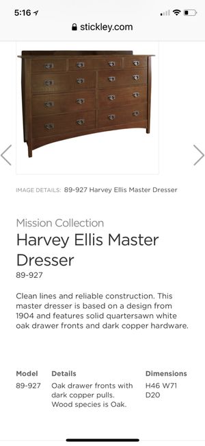 Stickley Mission Harvey Ellis Dresser For Sale In Portland Or