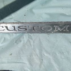 1(contact info removed) Buick Skylark Quarter Panel Emblem CUSTOM GM