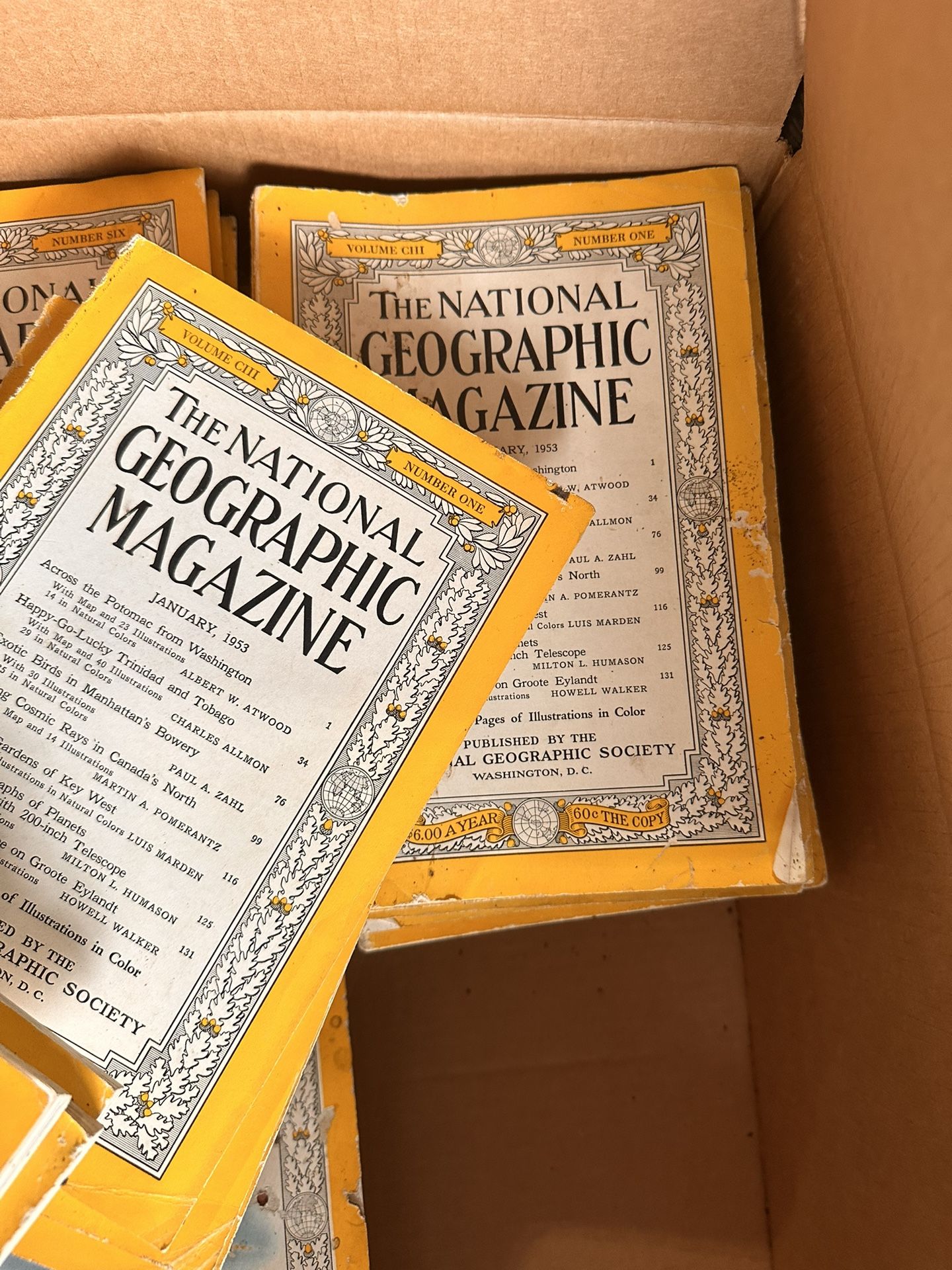 National Geographic Magazine Collection 71 Issues