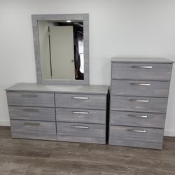 Cómoda Con Espejo Y Gavetero 