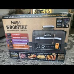 Ninja | Woodfire Series | 7-in-1 (Grill, BBQ, Roast, Air Fry, Dehydrate, Broil, Smoke) |