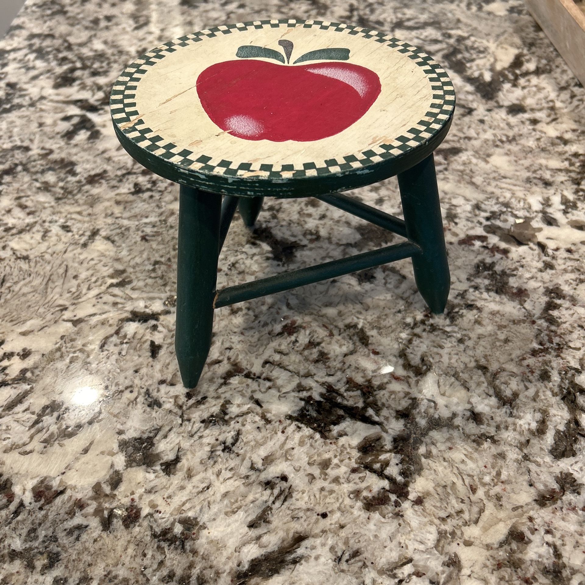 Vintage Stool Plant Stand