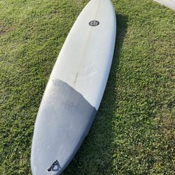 8’0” Roger Hinds Mid Length Surfboard 