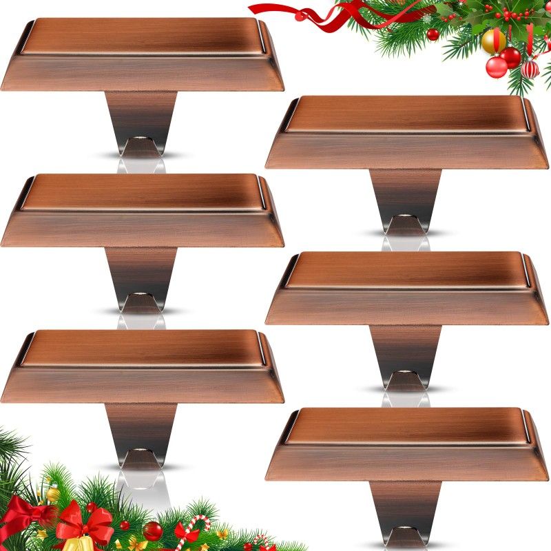 6, Weighted Christmas Stocking Holders For Mantle