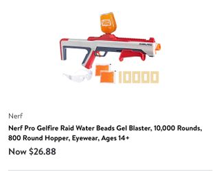 BRAND NEW Nerf Gun Gelfire Raid Gel Blaster